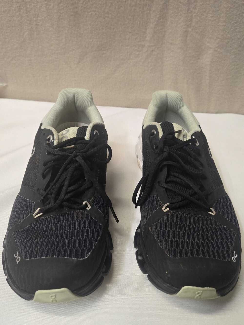 On Cloud Cloudflyer 4 Womens 7.5 Black Mint Green Running Sneakers Active Shoes - Picture 4 of 9